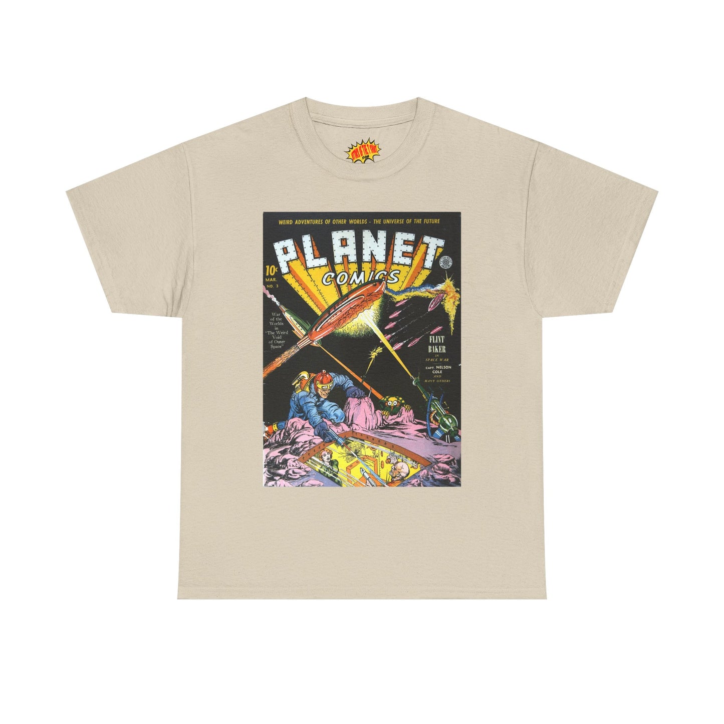 Planet Comics #3 - Heavy Cotton Tee *Light Colors*
