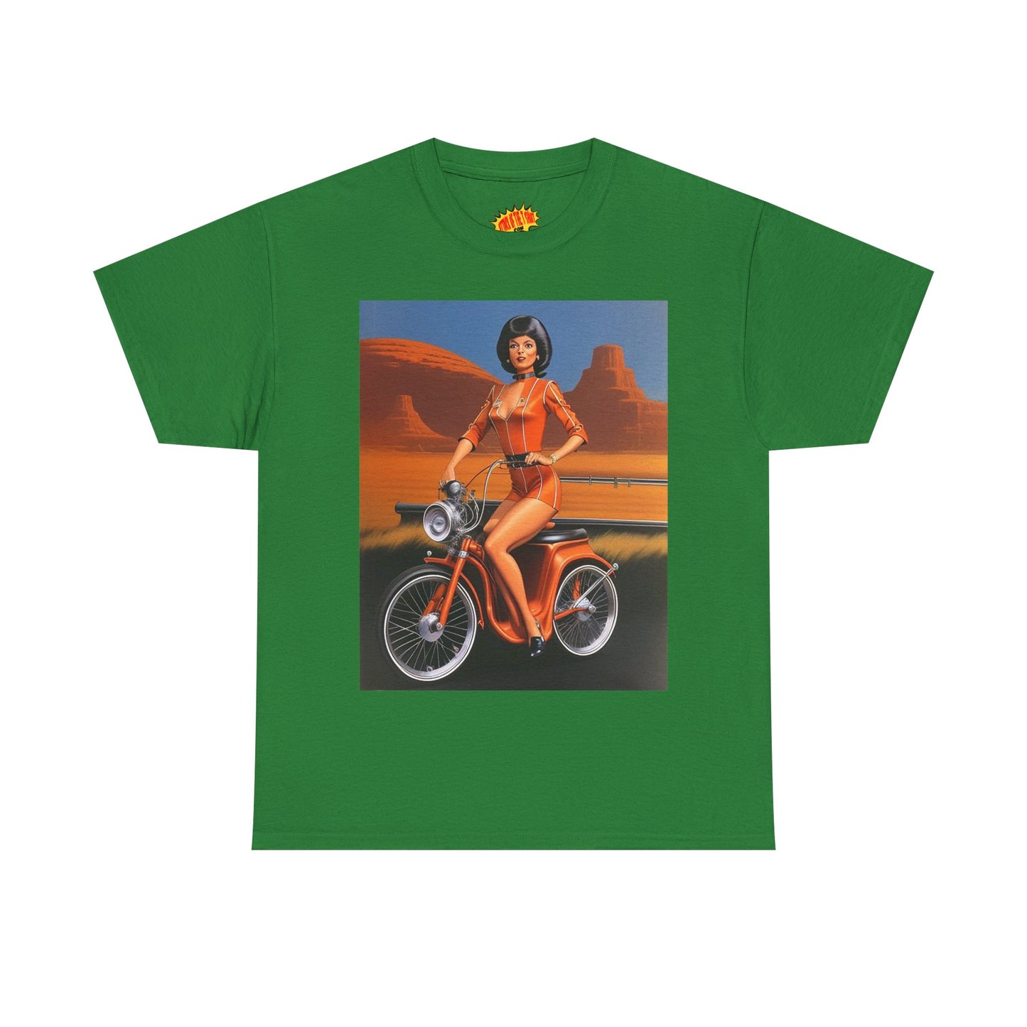 Retro Scooter Lady T-Shirt *Multiple Colors*