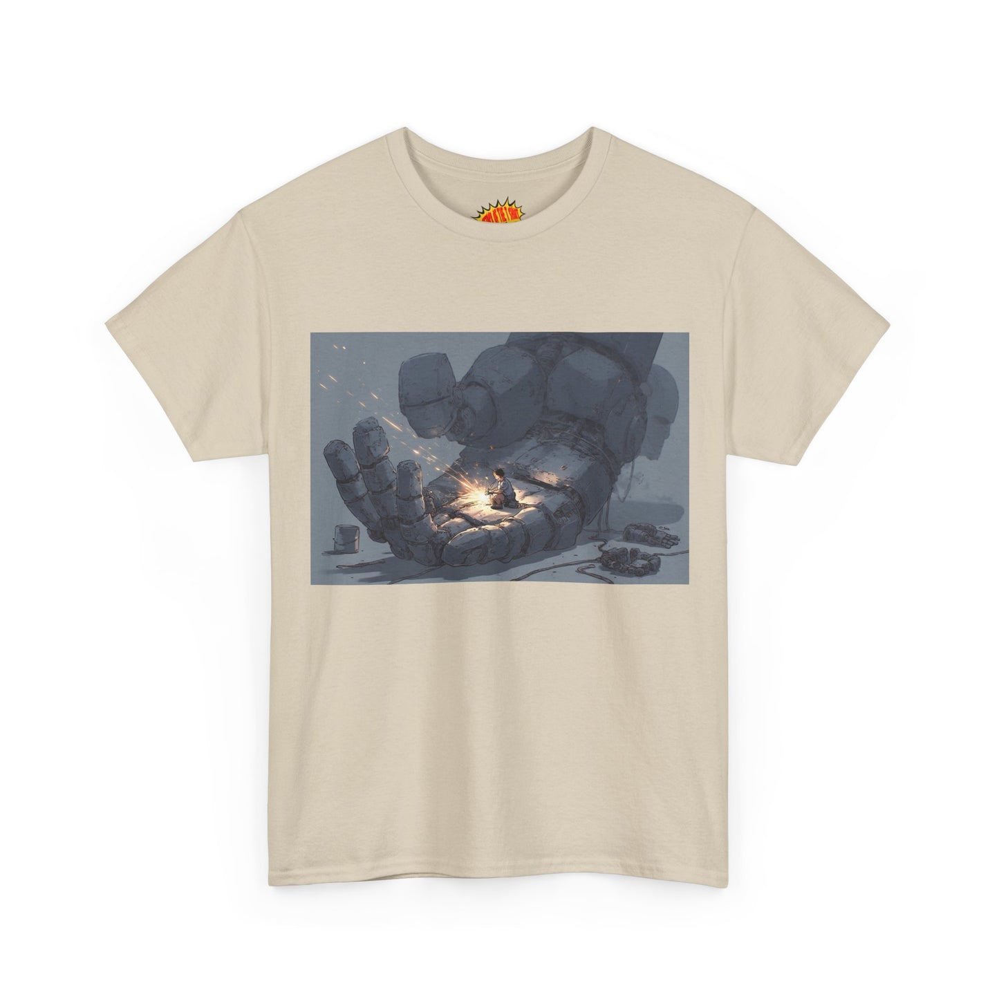 Anime Robot Mech Hand Welder Scene T-Shirt *Multiple Colors*