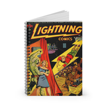 Lightning Comics April Spiral Notebook