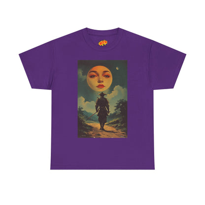 Walking Samurai w/Blood Moon Face T-Shirt
