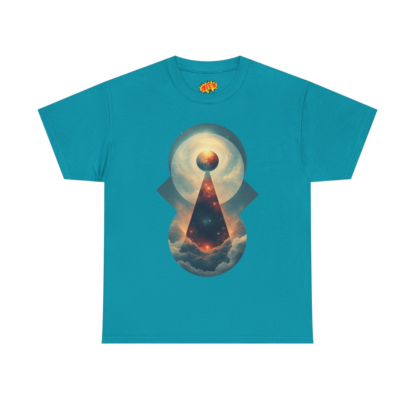 Geometric Galaxy Graphic Space Art Tee Shirt *Multiple Colors*