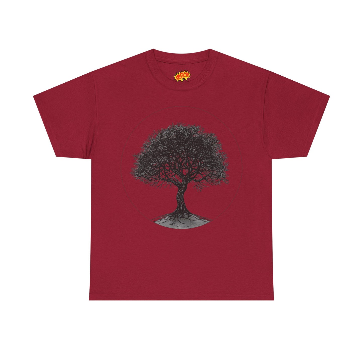 Circle Tree Sketch Drawing Graphic Art Tee Shirt *Multiple Colors*