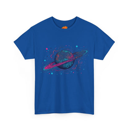 Ringed Planet Space Art Graphic Tee Shirt