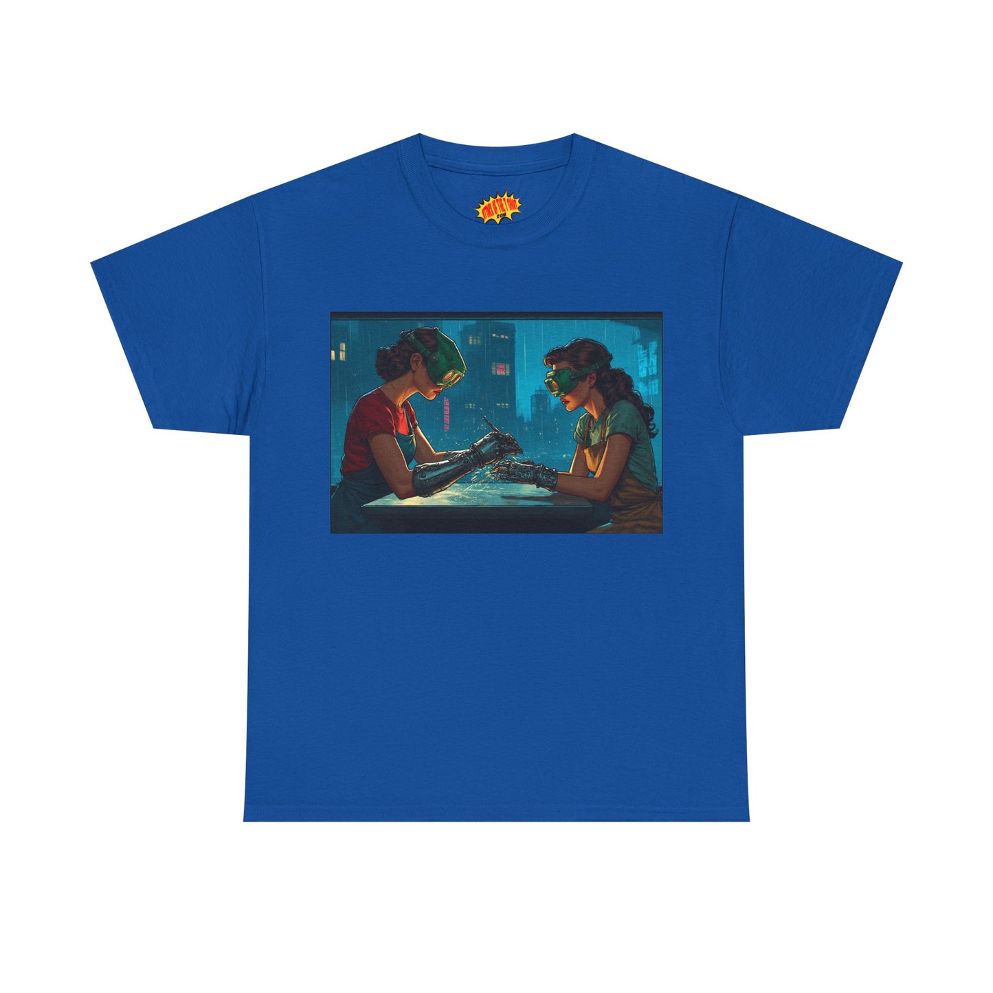 Cyberpunk Cyborg Hand Repair Scene T-Shirt *Multiple Colors*