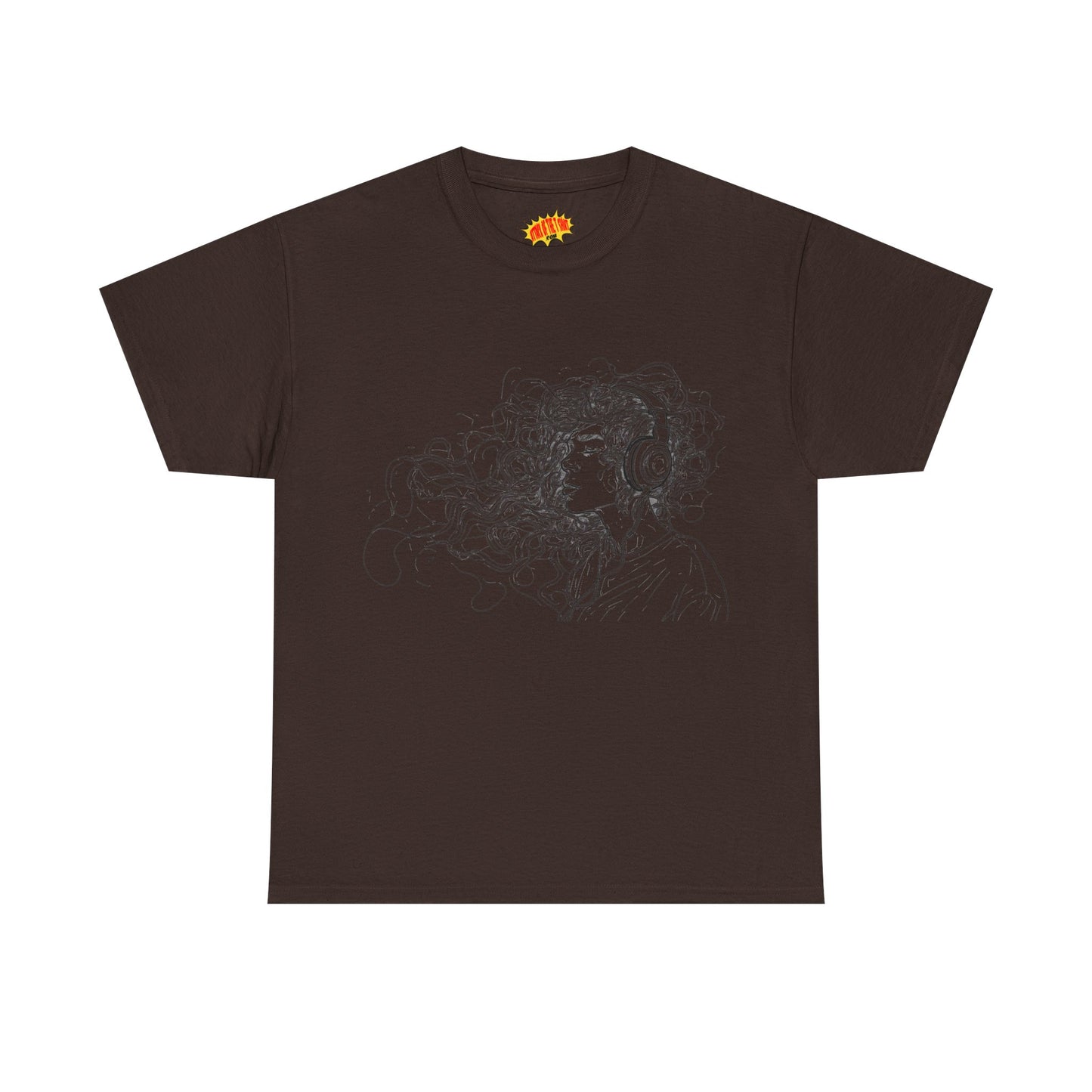Line Drawing Portrait Graphic Musical Art Tee Shirt *Multiple Colors*