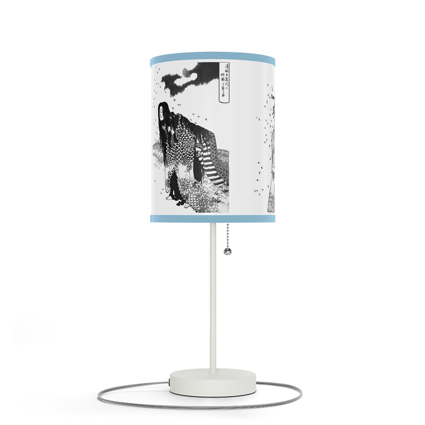 Japanese Woodcut Lamp