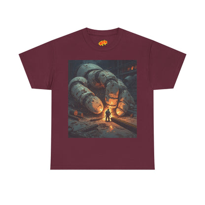 Anime Factory Welder w/Giant Robot Mech Hand T-Shirt