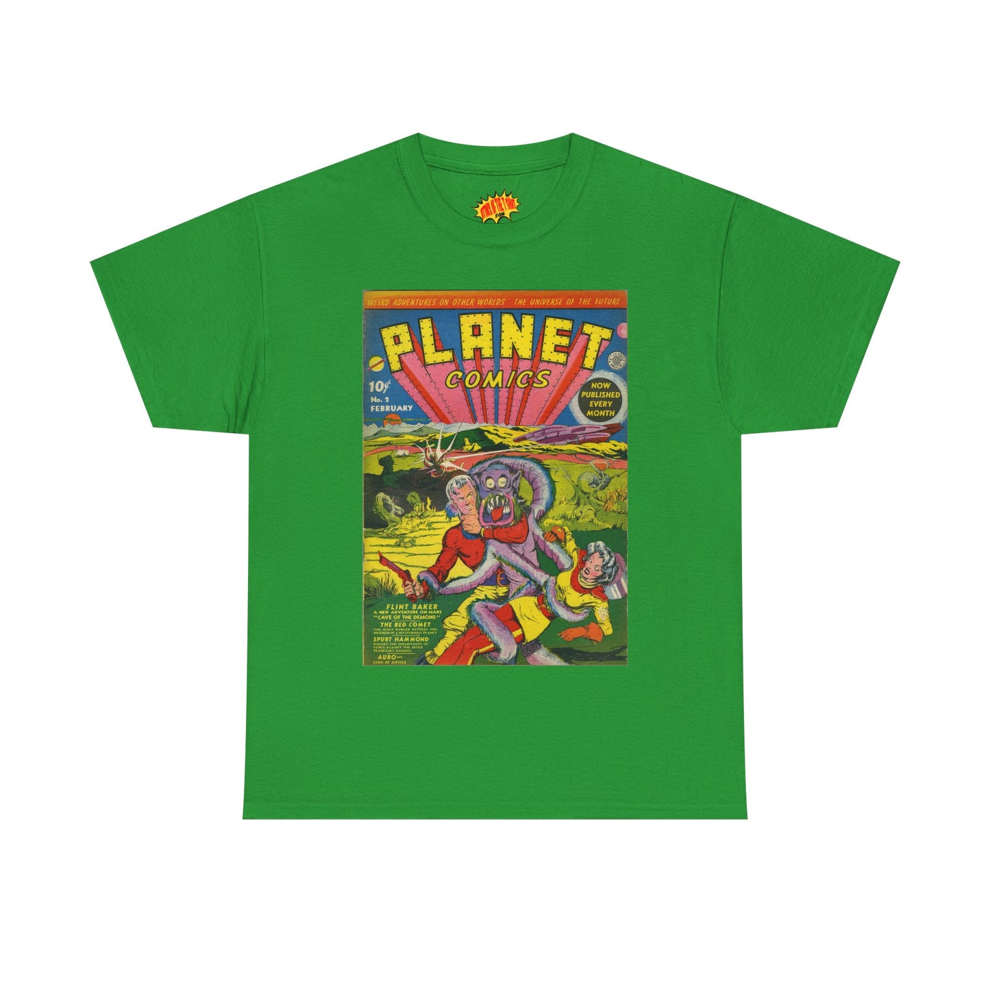 Planet Comics #2 - Heavy Cotton Tee *Dark Colors*
