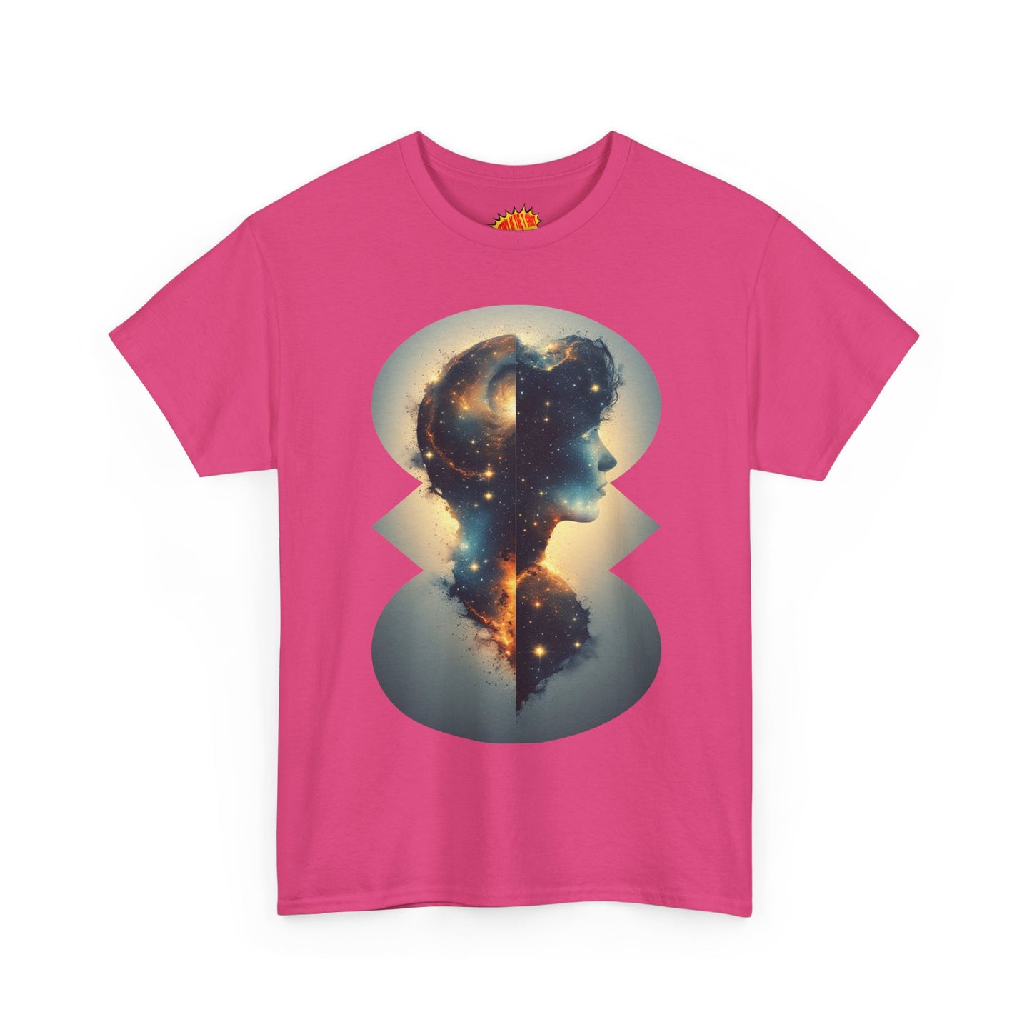 Cosmic Silhouette Galaxy Graphic Art Tee Shirt *Multiple Colors*