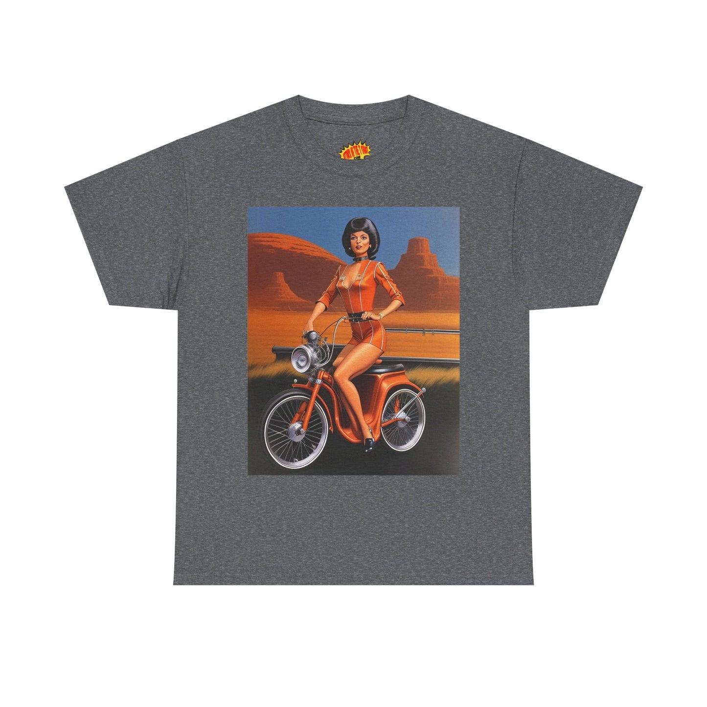 Retro Scooter Lady T-Shirt *Multiple Colors*