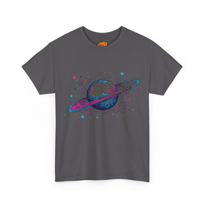 Ringed Planet Space Art Graphic Tee Shirt