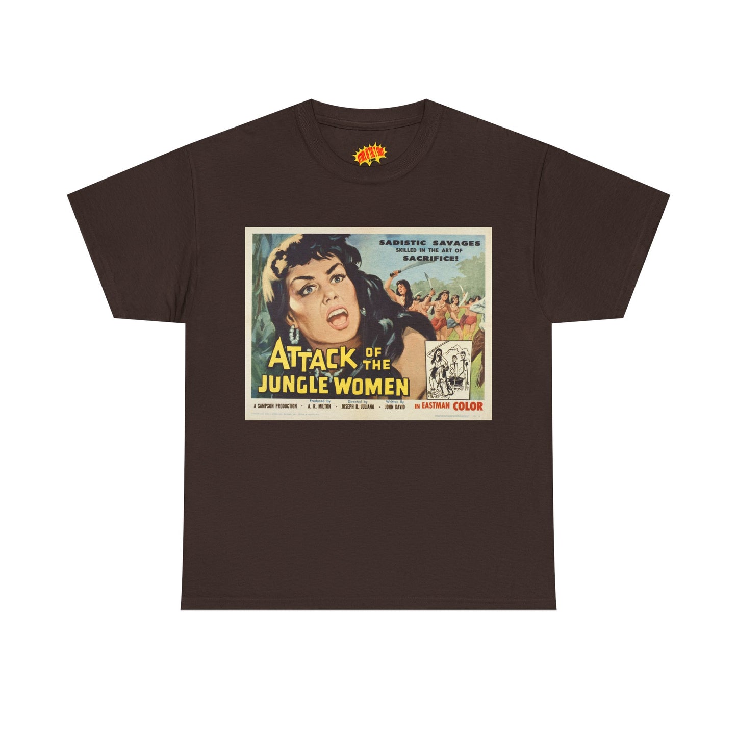 Attack of the Jungle Women Movie Poster T-Shirt *Multiple Colors*