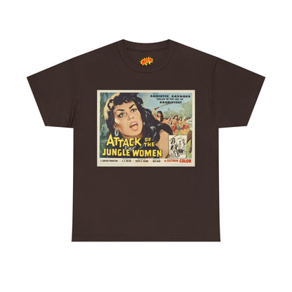 Attack of the Jungle Women Movie Poster T-Shirt