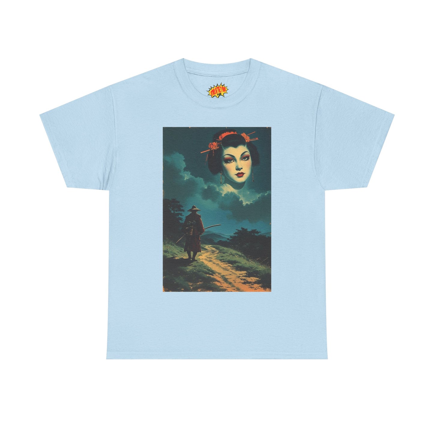 Walking Samurai w/Cloud Woman T-Shirt *Multiple Colors*