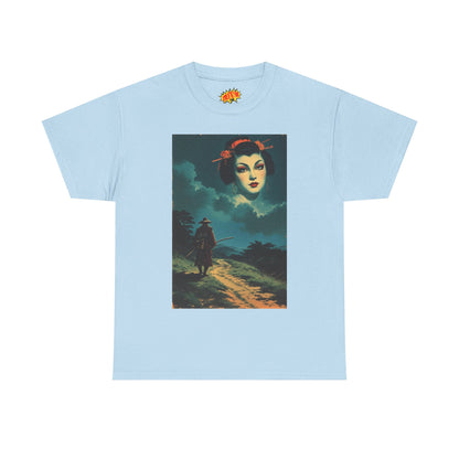 Walking Samurai w/Cloud Woman T-Shirt