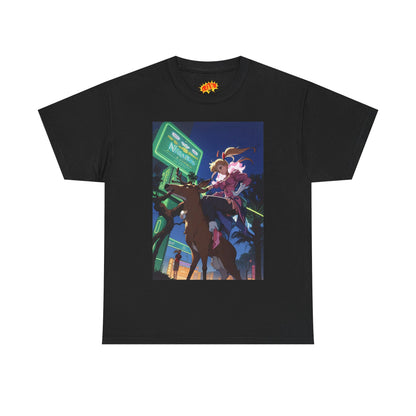 Anime Girl Deer Rider T-Shirt