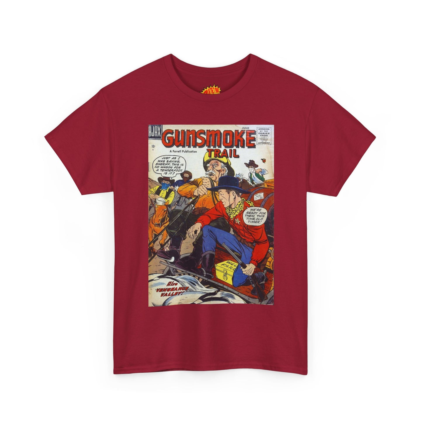 Gunsmoke Trail June Comic Tee Shirt *Multiple Colors*