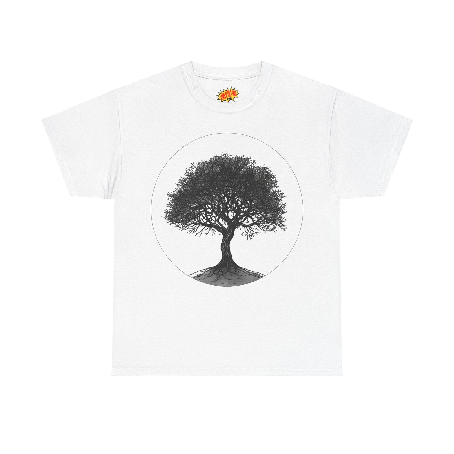 Circle Tree Sketch Drawing Graphic Art Tee Shirt *Multiple Colors*
