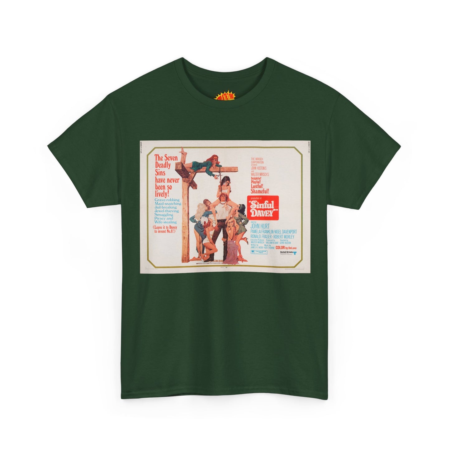 Sinful Davey Movie Poster T-Shirt *Multiple Colors*