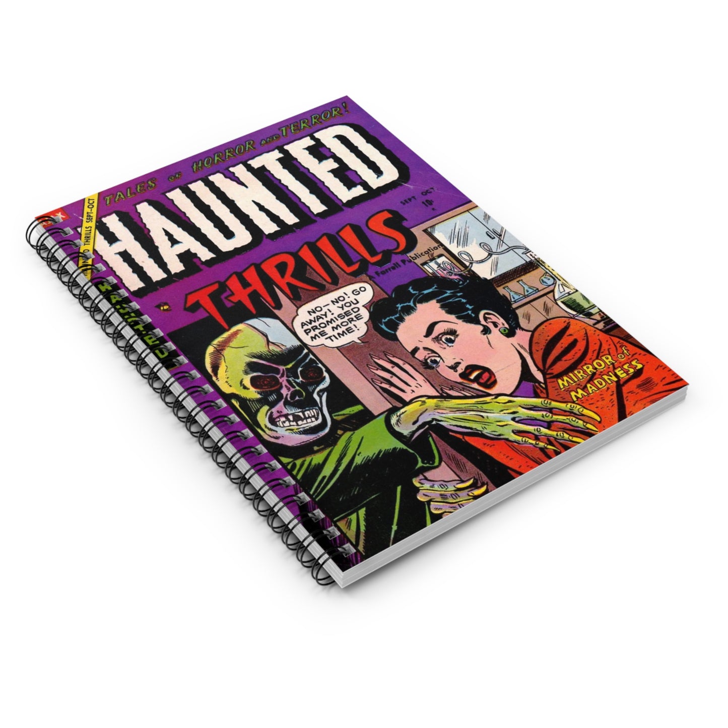 Haunted Thrills September - October Comic Cover Notebook