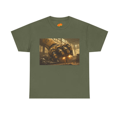 Anime Factory w/Welder & Mech Robot Hand T-Shirt