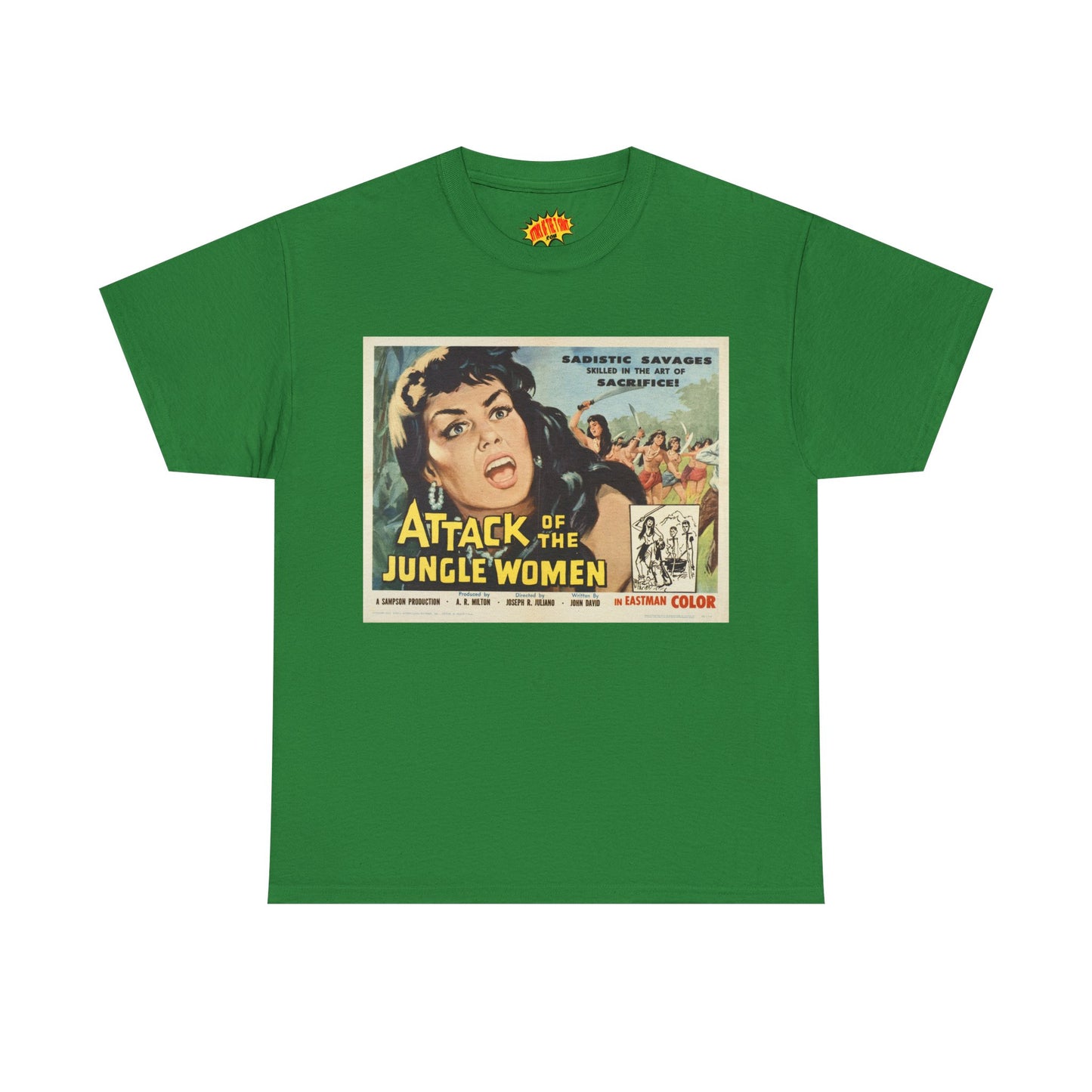 Attack of the Jungle Women Movie Poster T-Shirt *Multiple Colors*