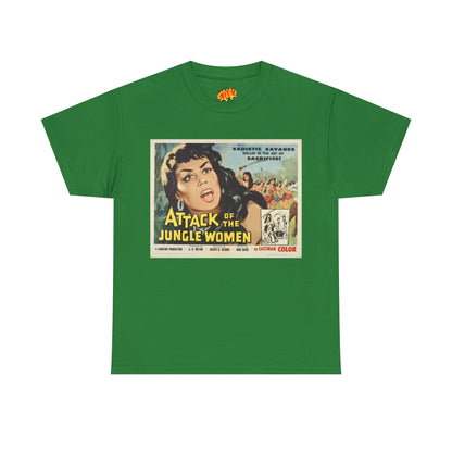 Attack of the Jungle Women Movie Poster T-Shirt