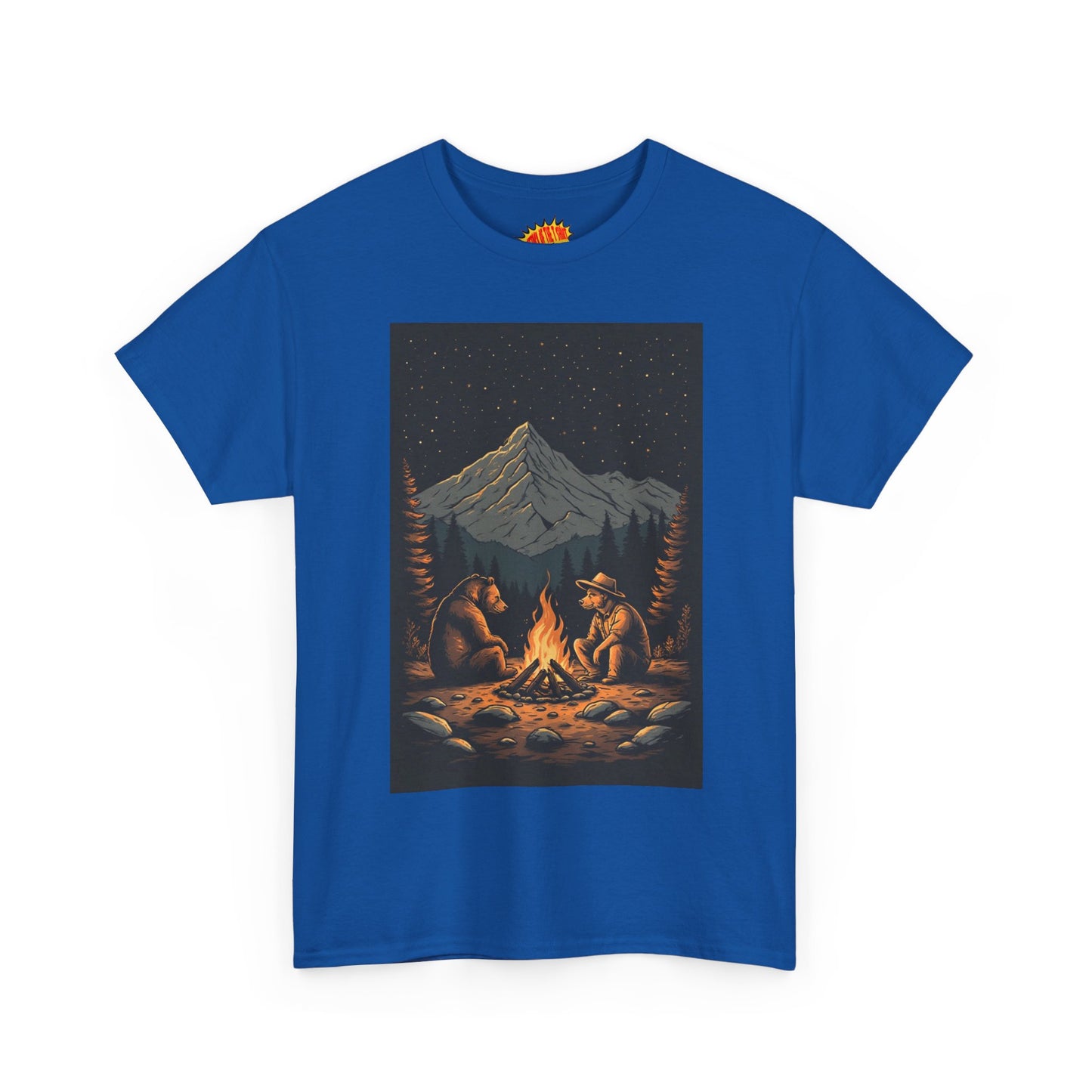 Mountain Bears Campfire Scene T-Shirt *Multiple Colors*