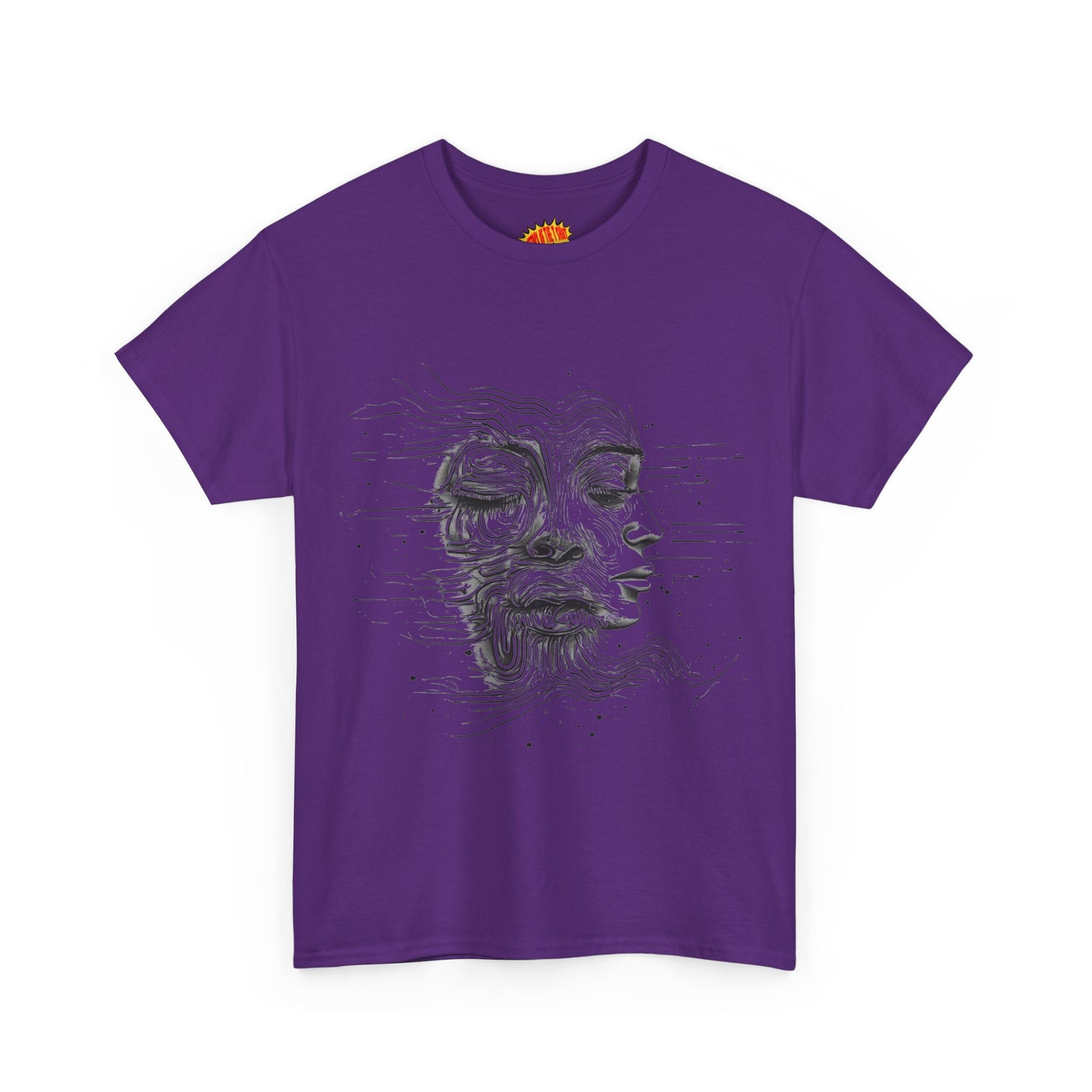 Line Drawing Graphic Art Faces Tee Shirt *Multiple Colors*