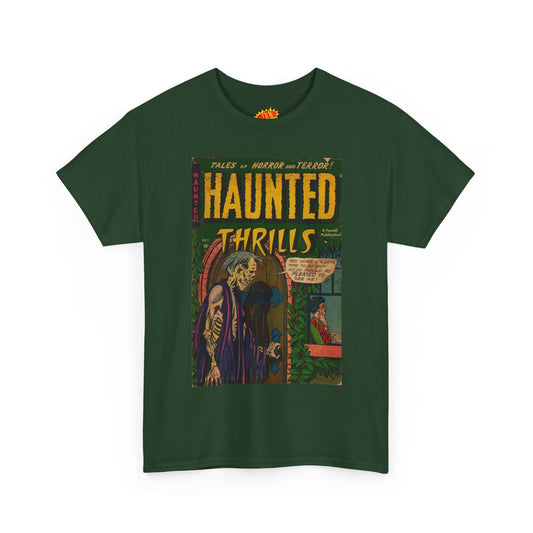 Haunted Thrills October Comic Tee Shirt *Multiple Colors*