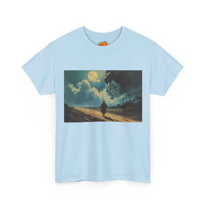 Samurai w/Night Sky Geisha Woman T-Shirt