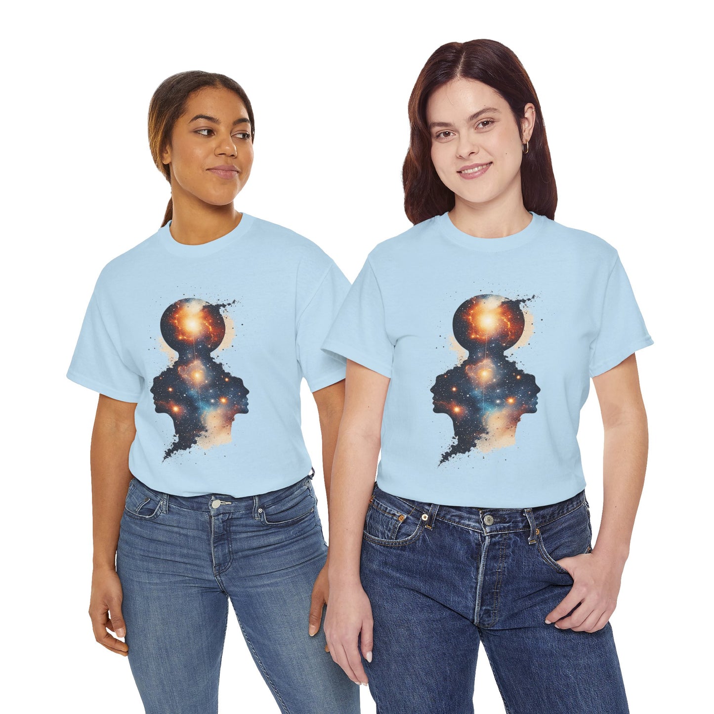 Multiple Galaxy Nebula Art Graphic Tee Shirt *Multiple Colors*