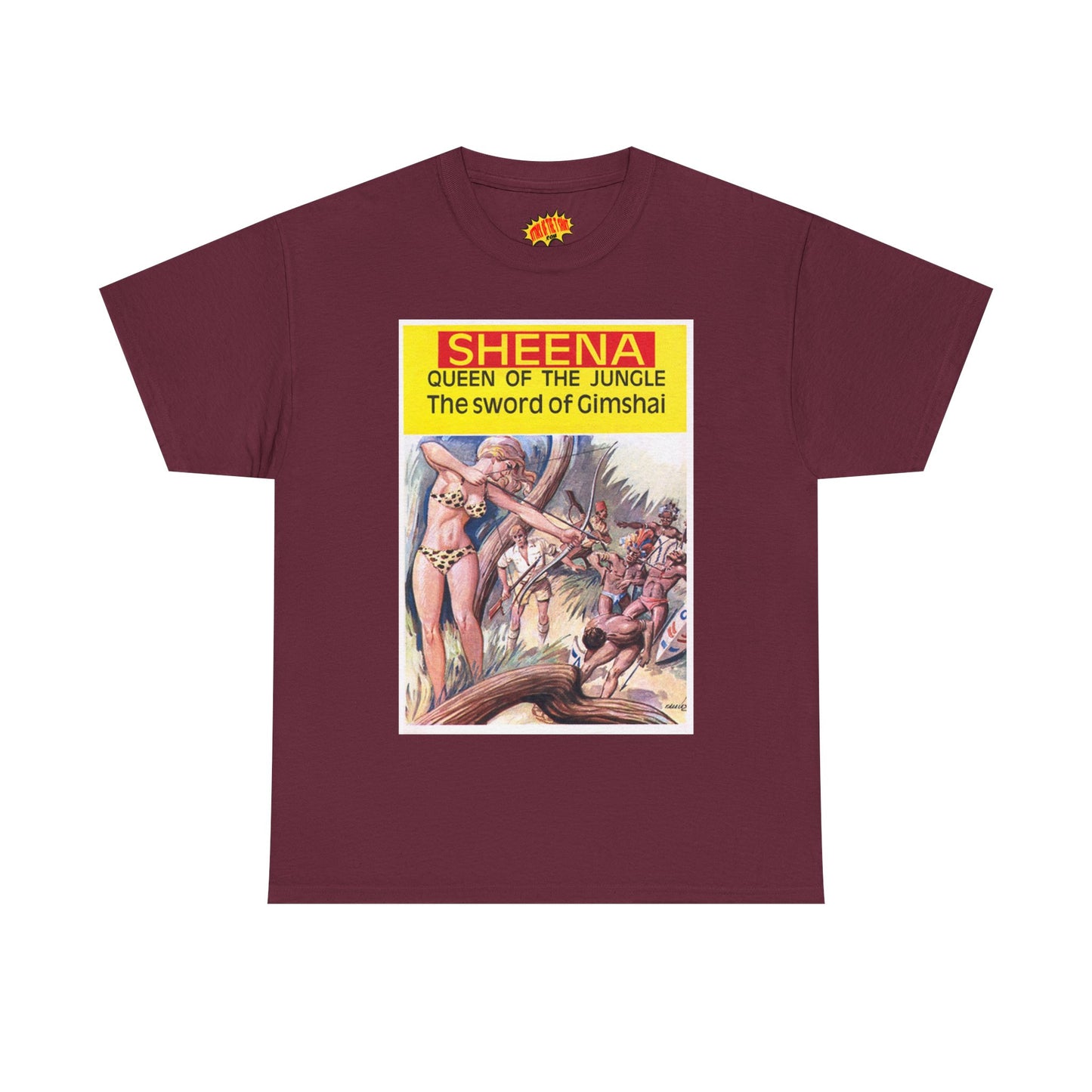 Sheena Queen of the Jungle Comic Tee Shirt *Multiple Colors*