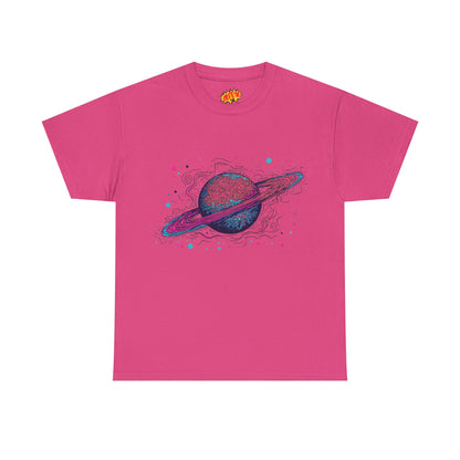 Ringed Planet Space Art Graphic Tee Shirt