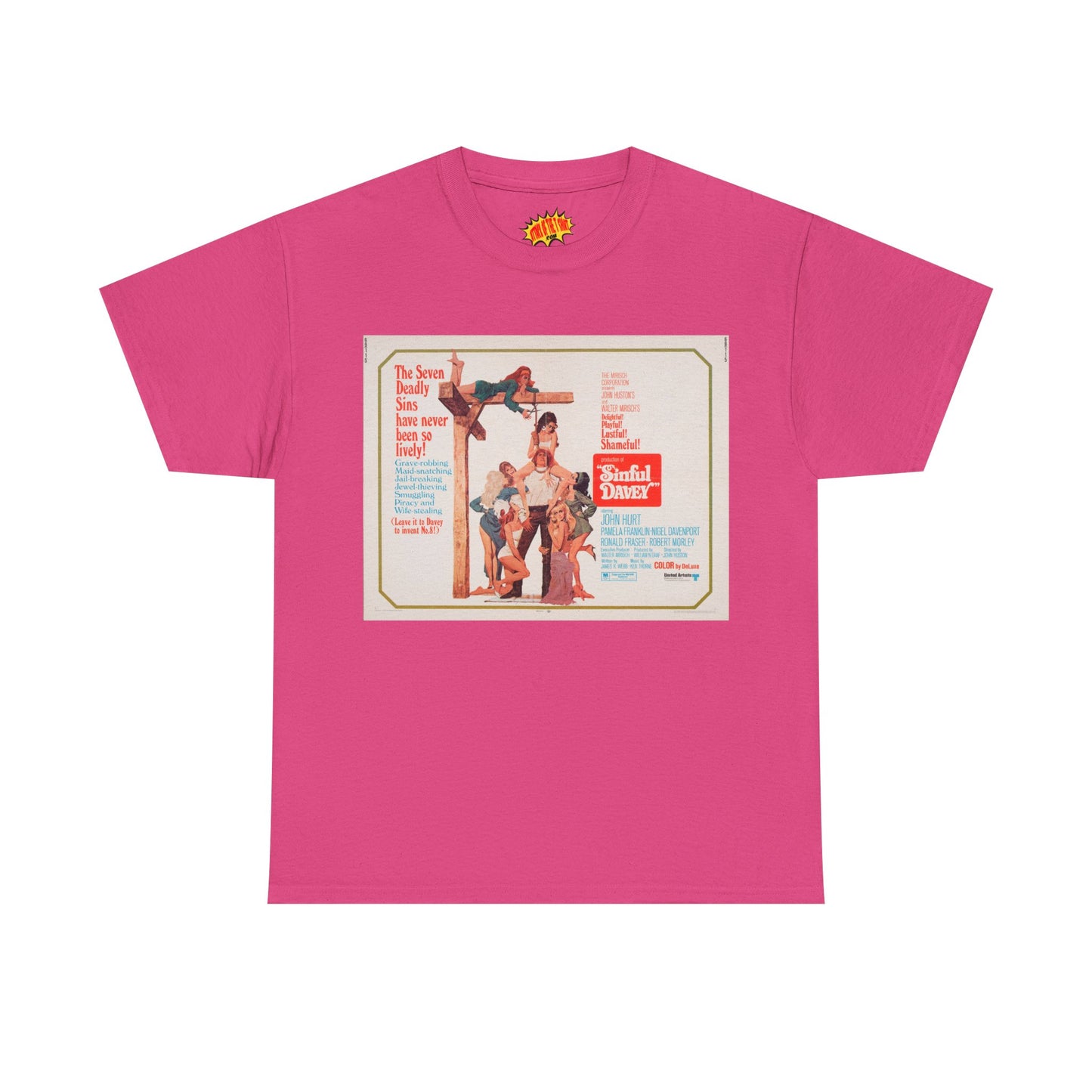 Sinful Davey Movie Poster T-Shirt *Multiple Colors*