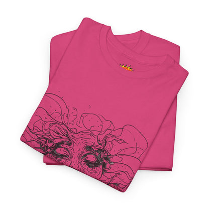 Abstract Face Line Drawing Graphic Art Tee Shirt