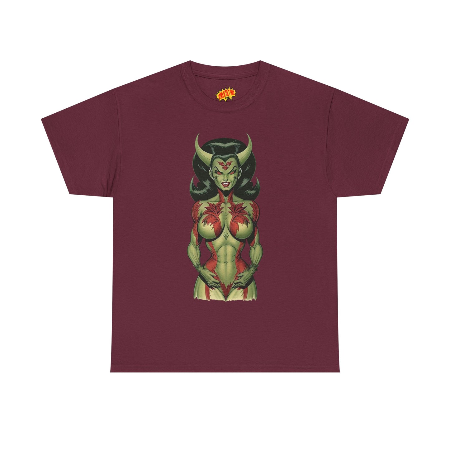 Flower Succubus Devil Fantasy Nature T-Shirt *Multiple Colors*