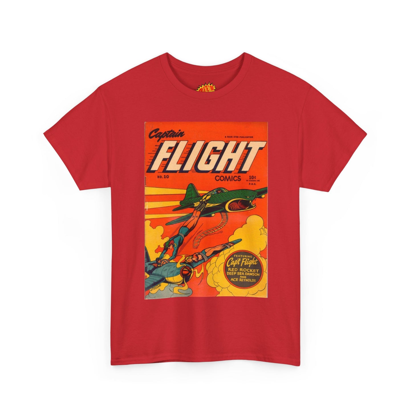 Captain Flight No. 10 Comic Tee Shirt *Multiple Colors*