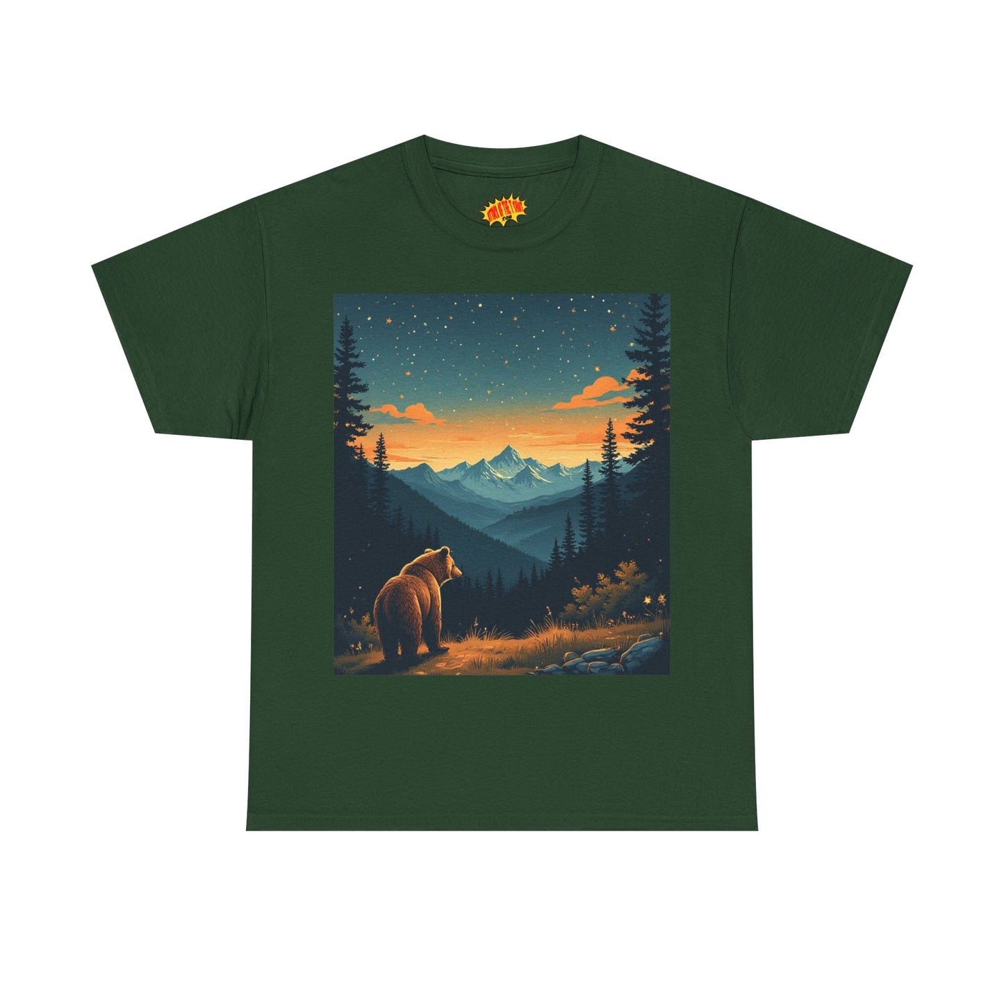 Mountain Bear Sunrise Scene T-Shirt *Multiple Colors*