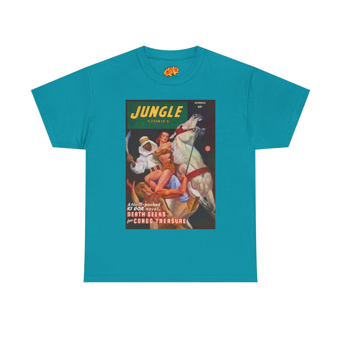 Jungle Stories Summer Comic Tee Shirt *Multiple Colors*