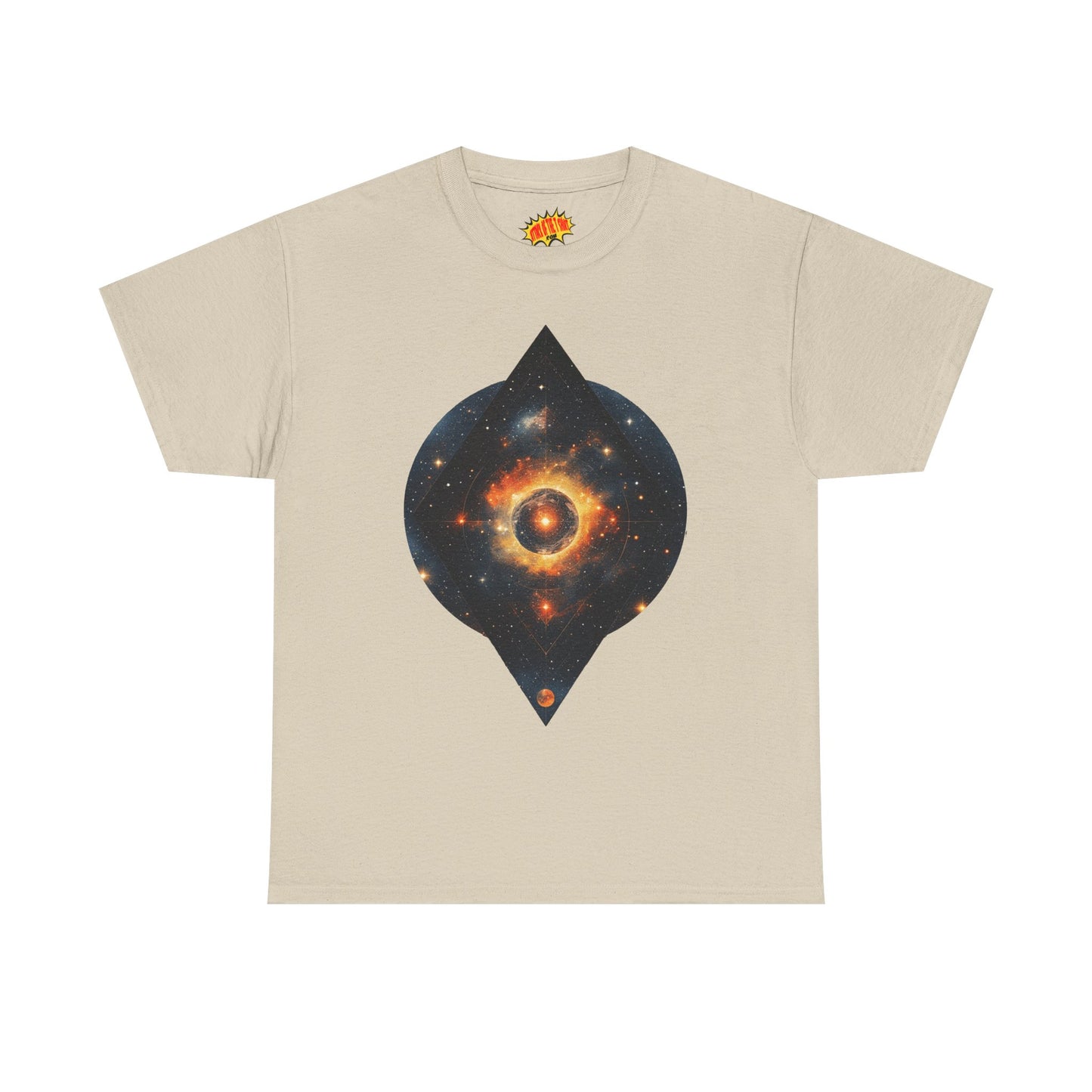 Rounded Diamond Shape Nebula Graphic Space Art Tee Shirt *Multiple Colors*