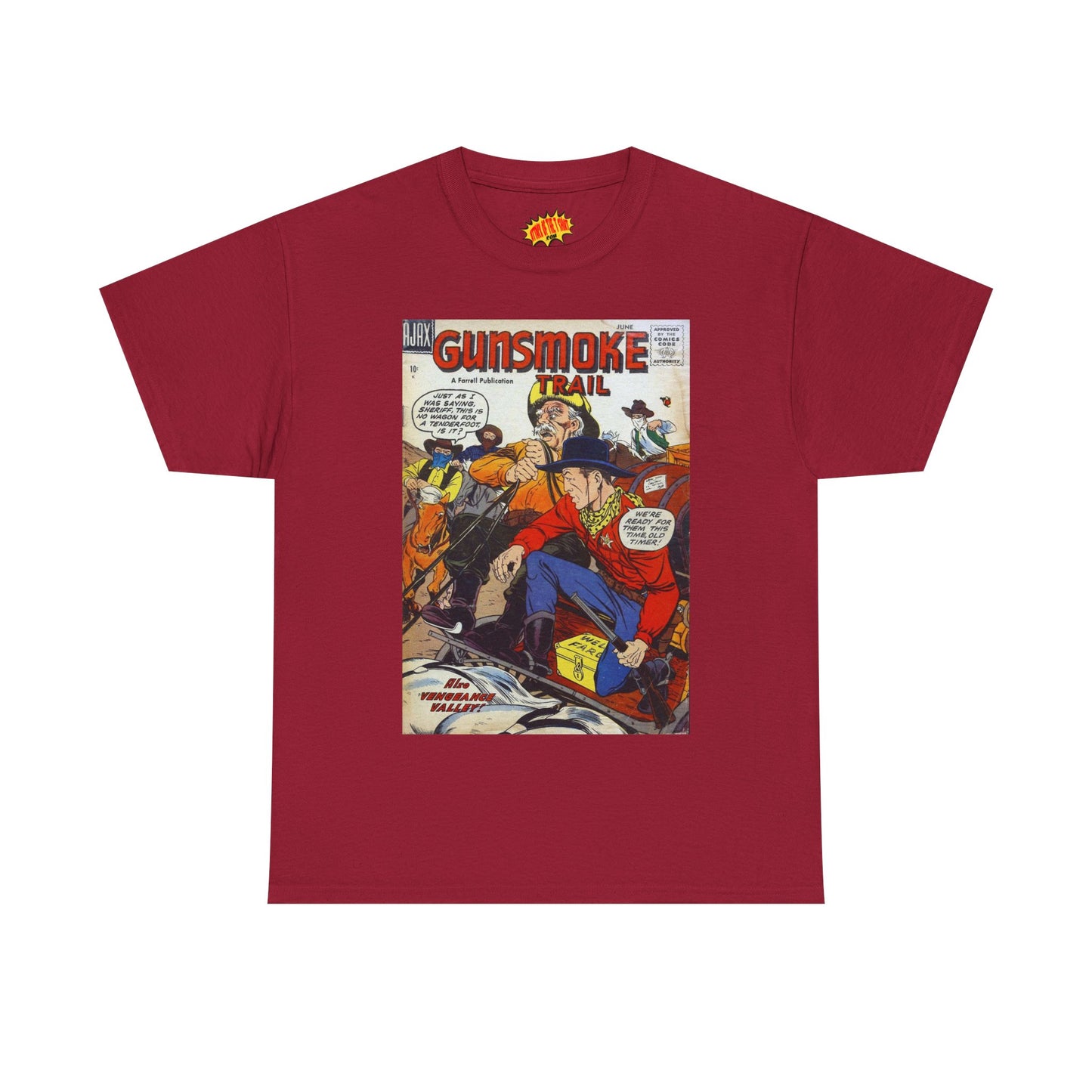 Gunsmoke Trail June Comic Tee Shirt *Multiple Colors*