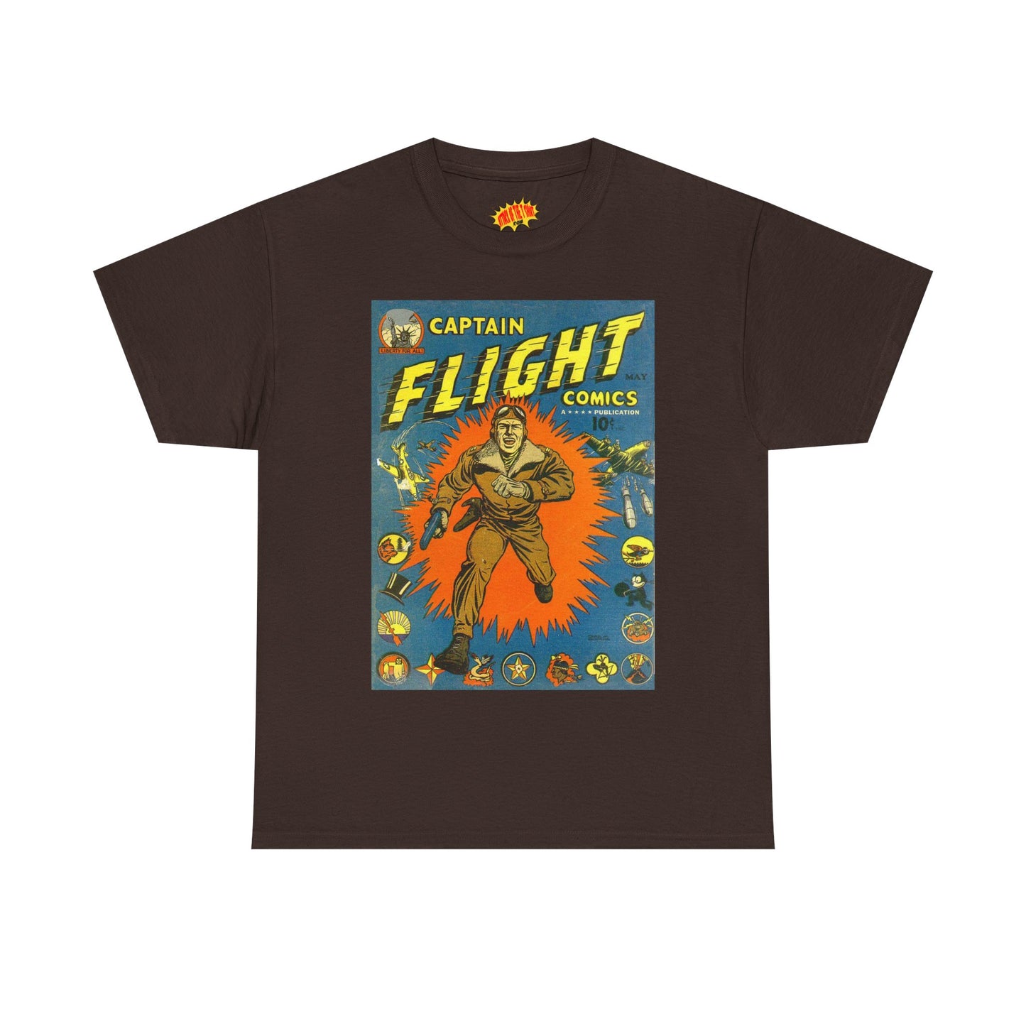 Captain Flight May Comic Tee Shirt *Multiple Colors*