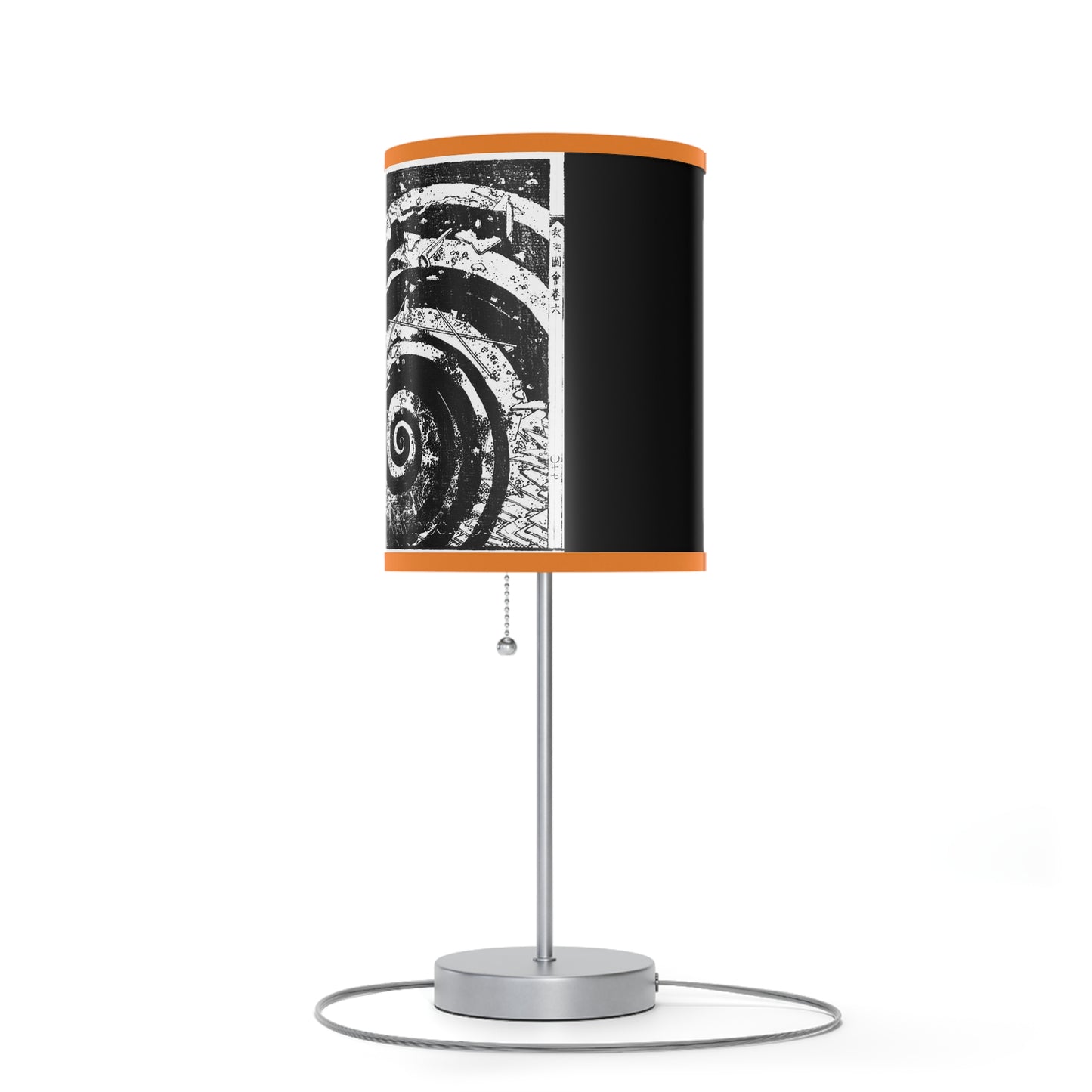 Destruction by Hokusai Japanese Woodcut Lamp