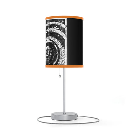 Destruction by Hokusai Japanese Woodcut Lamp