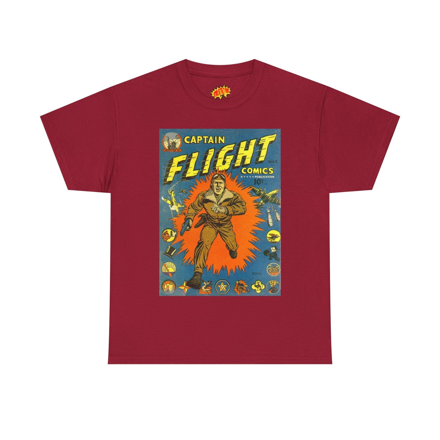Captain Flight May Comic Tee Shirt *Multiple Colors*