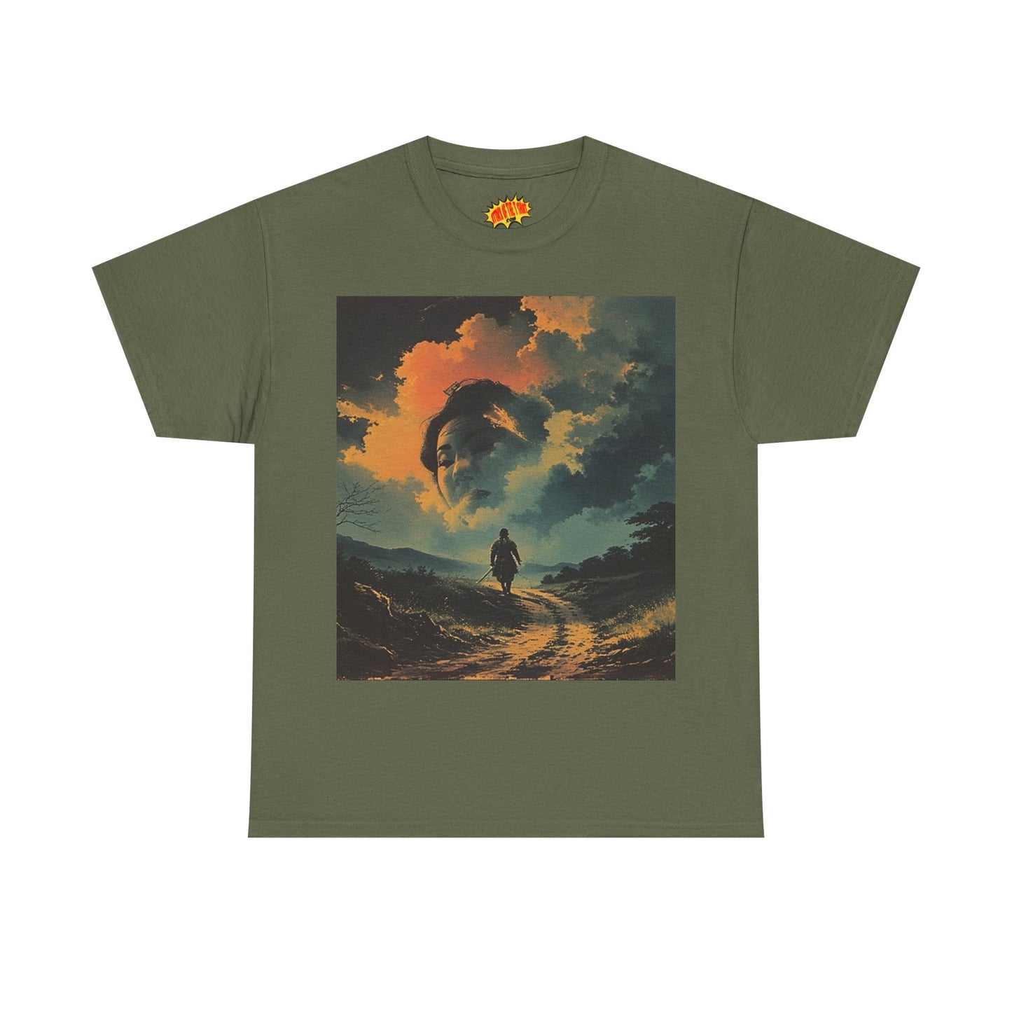 Travelling Samurai w/Cloud Geisha T-Shirt *Multiple Colors*