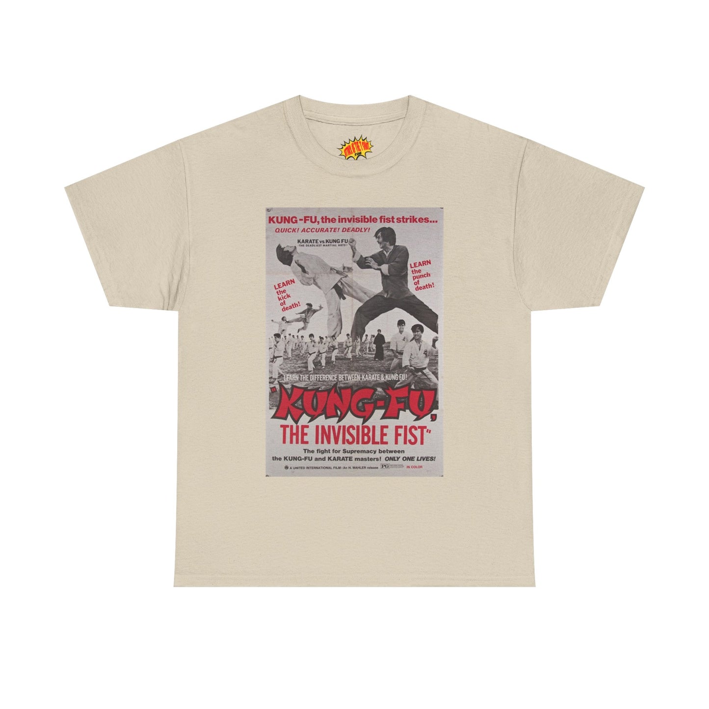 Kung Fu the Invisible Fist Movie Poster T-Shirt *Multiple Colors*