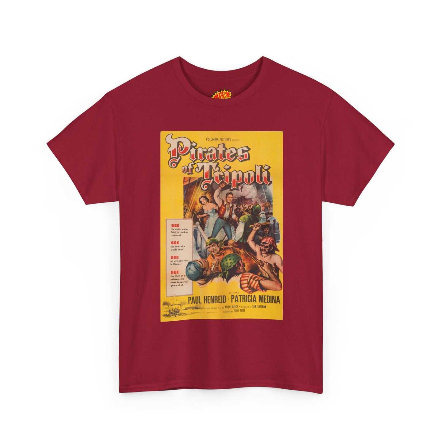 Pirates of Tripoli Movie Poster T-Shirt *Multiple Colors*